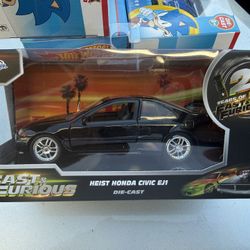 Jada Fast & Furious 25th Anniversary Heist Honda Civic EJ1 1:43 Scale