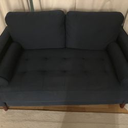 Blue Loveseat