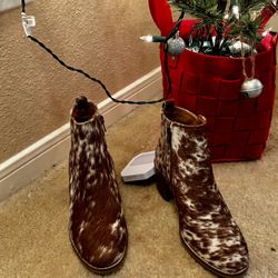 Cowhide Cowboy Boots 
