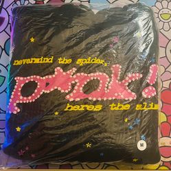 SIZE MEDIUM P*NK SP5DER HOODIE