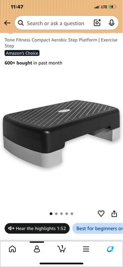 Tone Fitness Compact Aerobic Step Platform
