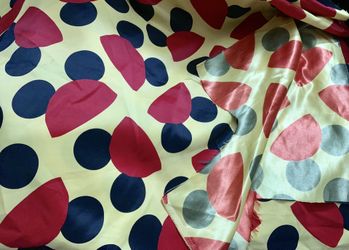 Yellow Mickey Mouse fabric