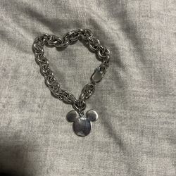 Sterling Silver Mickey Mouse Cable 