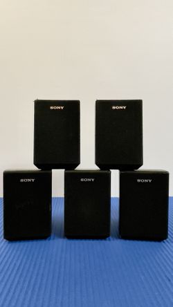 Vintage Five SONY Theater Satellite Cube Surround Sound Speakers. Model: SS-MSP1. Tested 