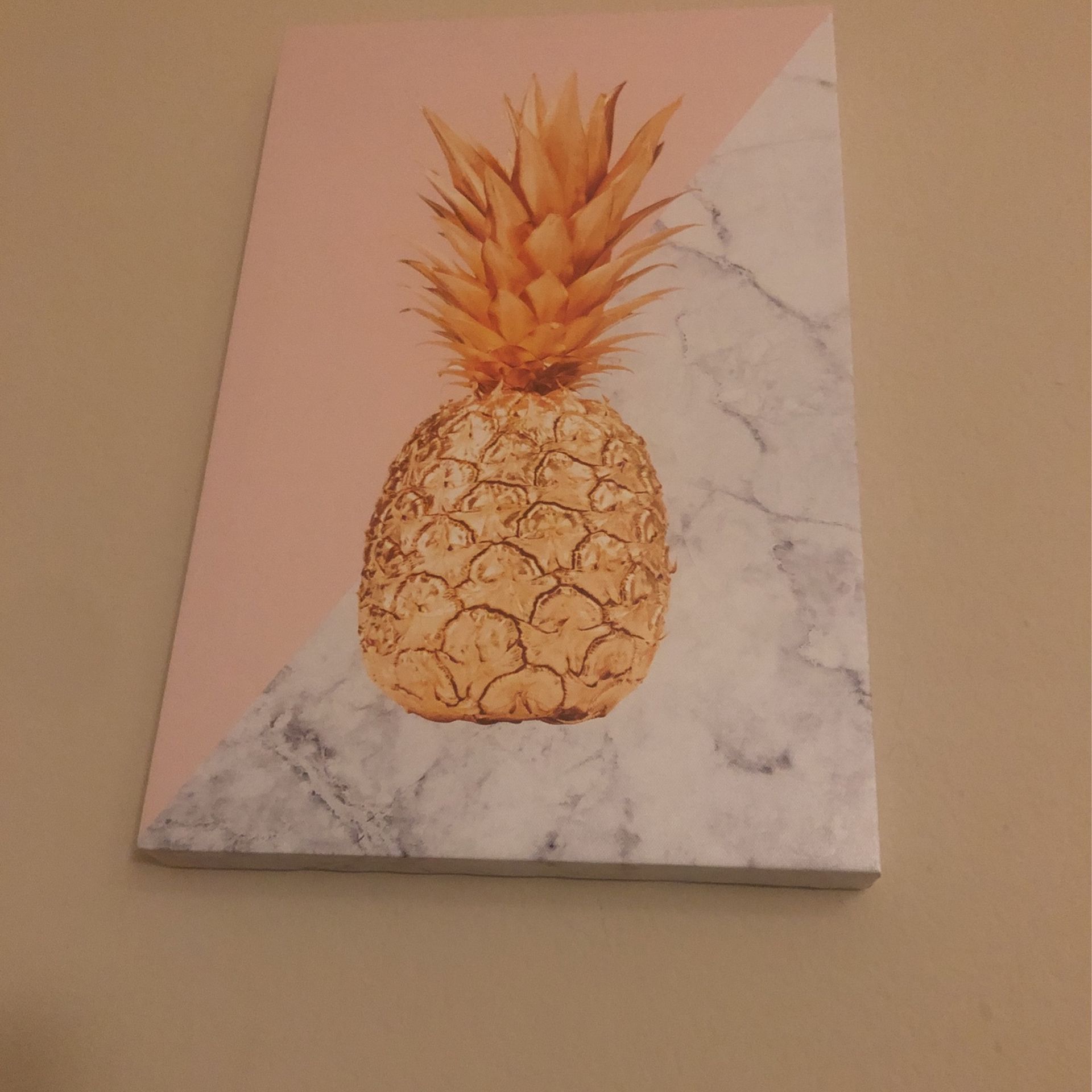 Pineapple Canvas Portrail Wall