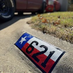 Address Curb Painting 