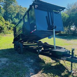 AMP 6 × 12 High Side Dump Trailer 10k