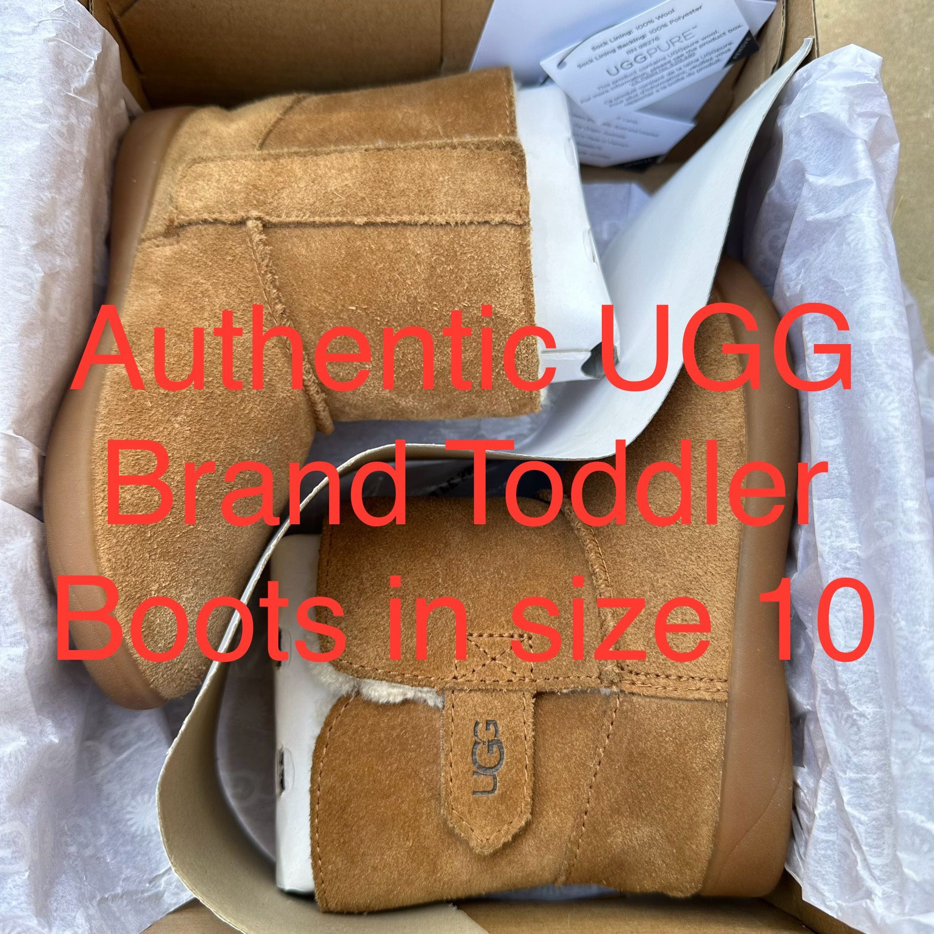 UGG Size 10 KIDS-TODDLER Keelan Water Resistant Winter Boot