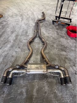 Valvetronic m340i g20 b58 complete exhaust and down pipe heat shield