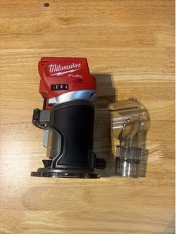 Like-New / never used Milwaukee Fuel M18 compact router (tool only)
