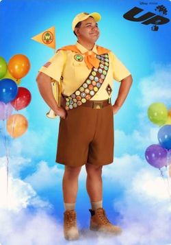 Men's Plus Size Deluxe Disney UP Russell Costume