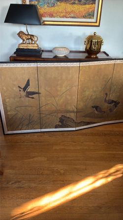 Hand painted silk screen