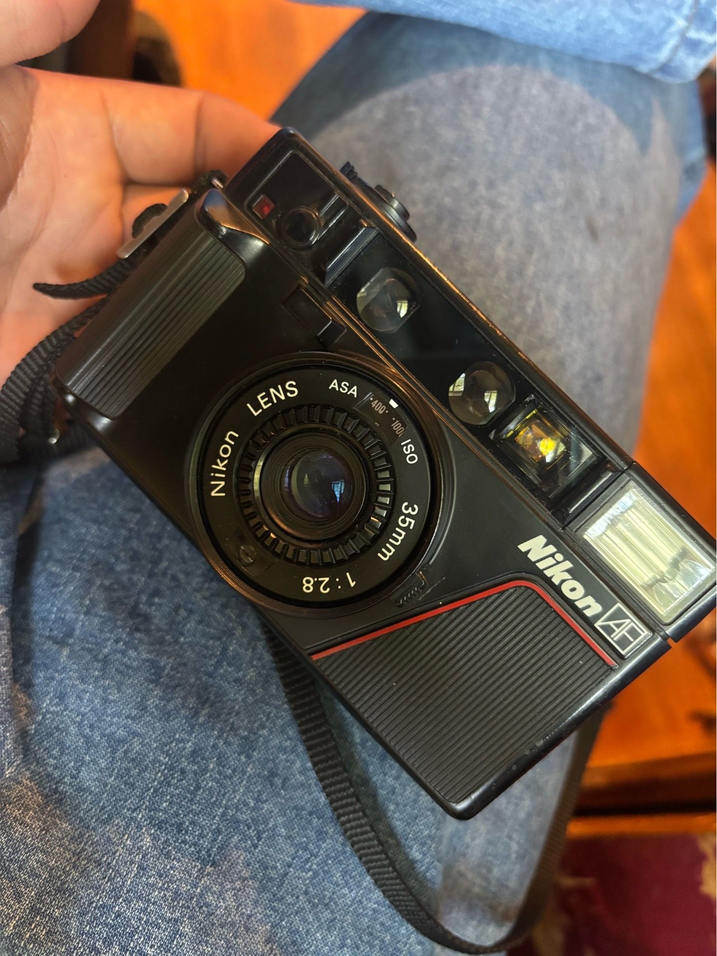 Nikon L35AF 35mm film point and shoot camera