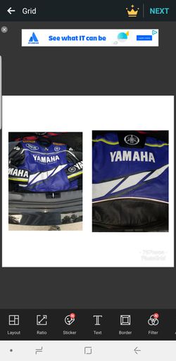 motorcycle yamaha jacket xl