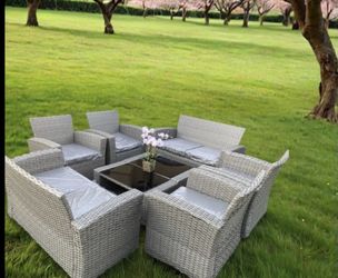 8 Piece Patio Furniture Set