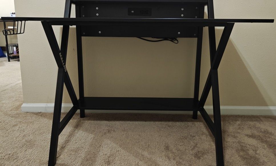 “Polar Aurora X-Shape Gaming / Computer Desk — 47.5″ × 23.5″ — Good Condition”