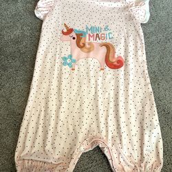 Baby Girl Unicorn Romper (18-24m)