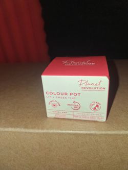 Planet Revolution Colour Pot Multi-Use Cream Lip & Cheek Tint Coral Pop 0.42oz