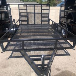 6.5x12x1 RZR MODEL MESH UTILITY TRAILER