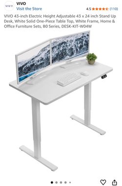 VIVO 43-inch Electric Height Adjustable Desk