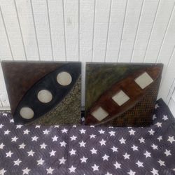 Two stylish wall boards