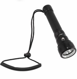 Waterproof Scuba Diving Flashlight with 3 Lighting Modes, Aluminum Alloy Body, Magnetic Switch, for Underwater Exploration, Fishing, and Photography