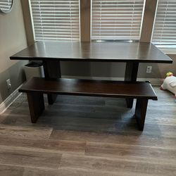 Dining Table And Bench 