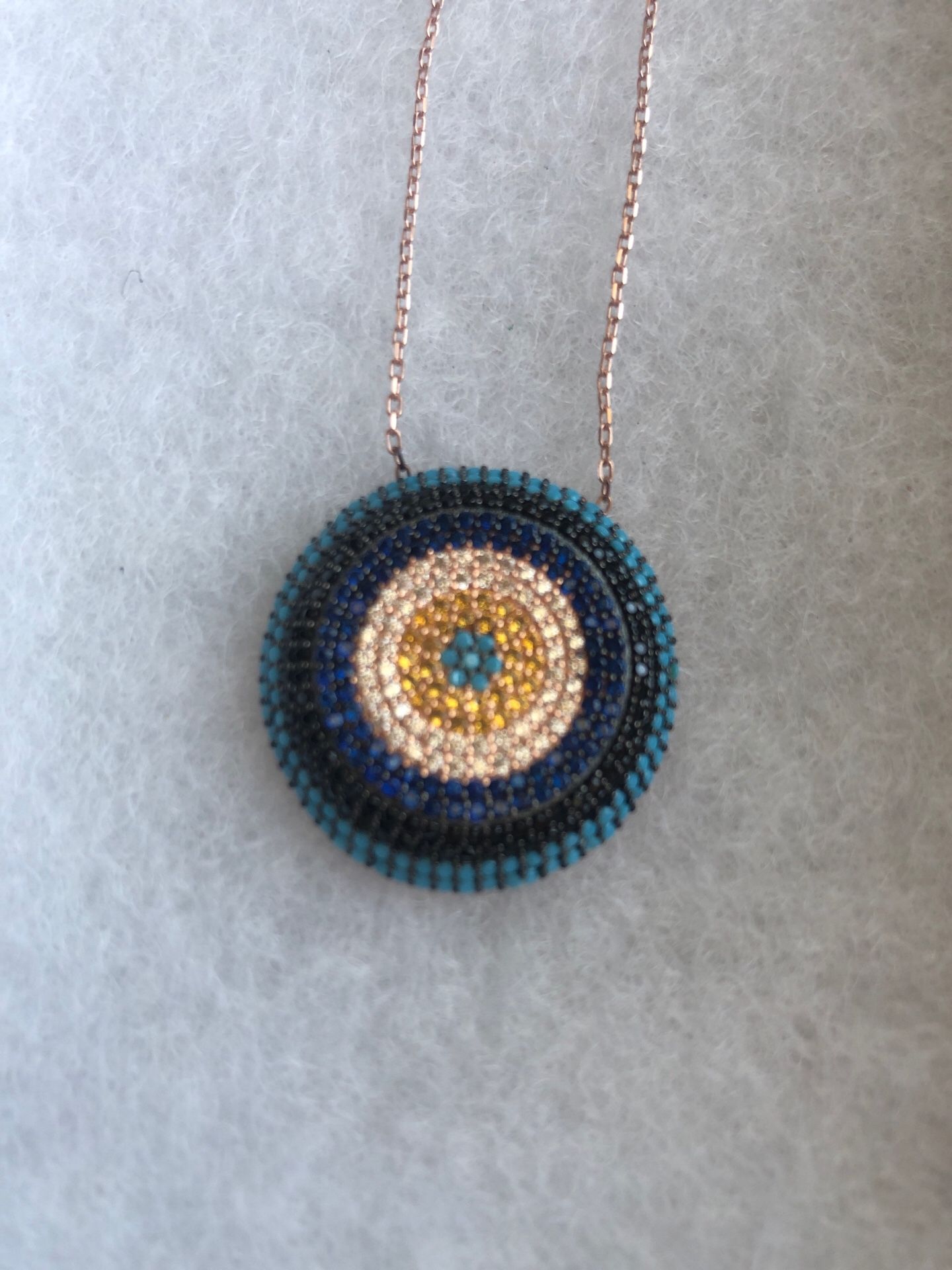 Evil eye pendant