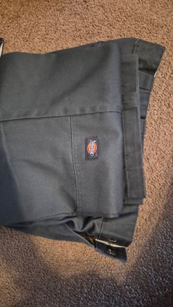gray double knee dickies 28x30