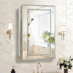 Medicine Cabinet with 16.2"x26" Mirror
