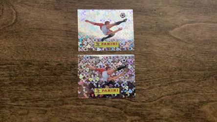 Two 00 panini cards rare