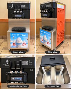 Commercial Soft Serve Ice Cream Machine