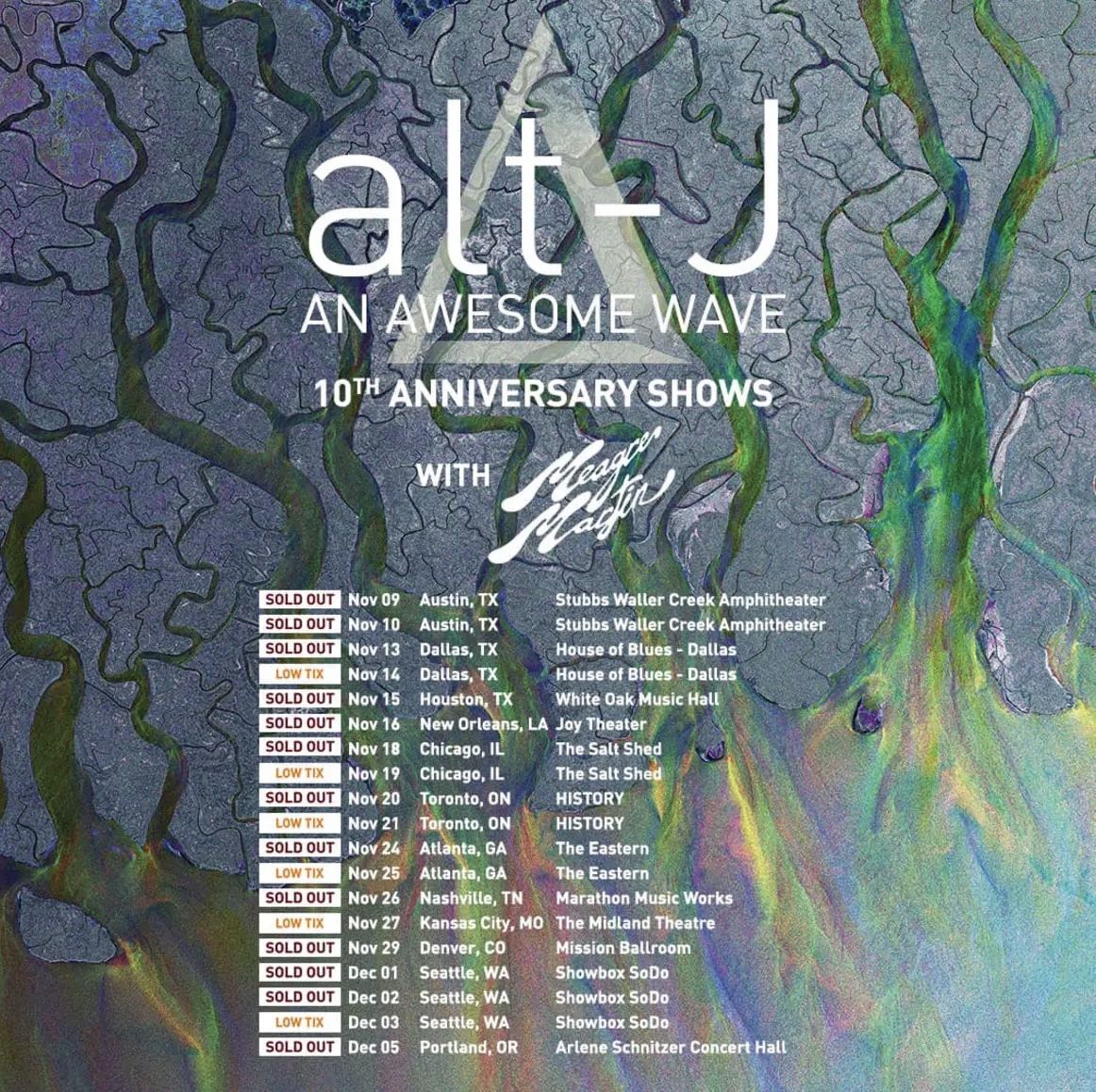 2 General Admission Tix to Sold-out Alt-J In Chicago Sat 11/18