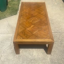 Antique Wood Coffee Table
