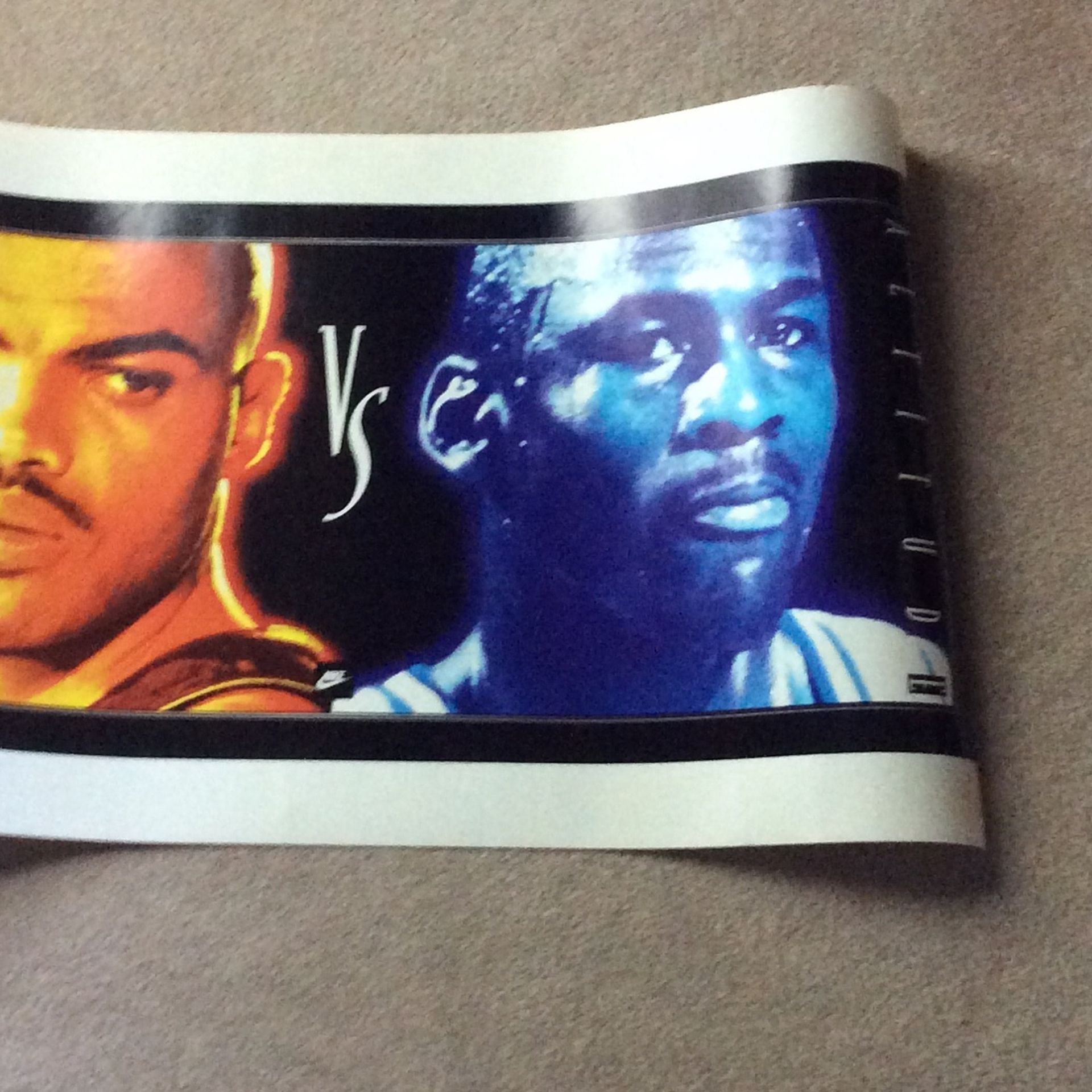 Vintage Nike Attitude vs Altitude Charles Barkley Michael Jordan Poster