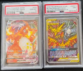 PSA Graded Pokémon Cards Lot of 5