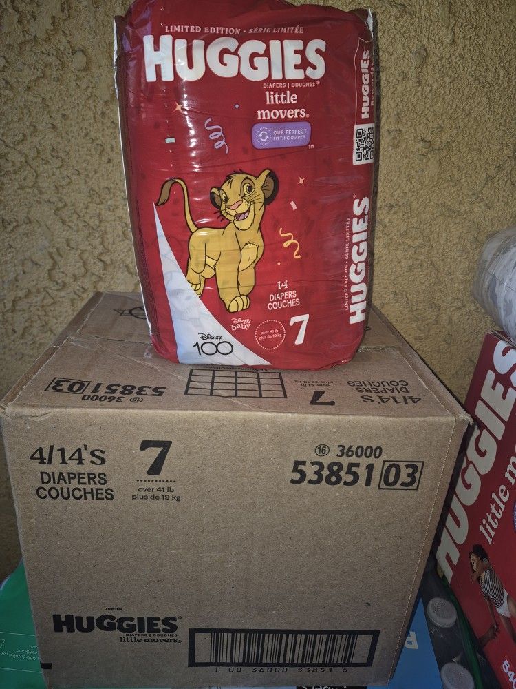 Huggies Size 7 Son 70 Pañales Por $33 Firme