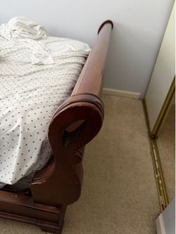 Bed frame and 2 dresser