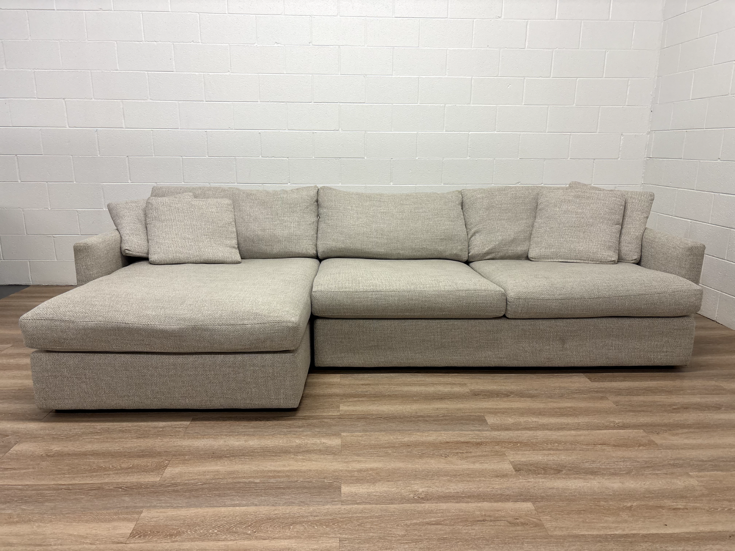 Lounge Deep 2-Piece Sectional Sofa with Chaise by Crate & Barrel – Delivery Available