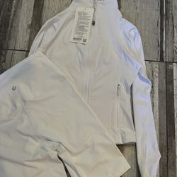 White Lululemon Set 