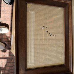 Two Wooden Photo Frames