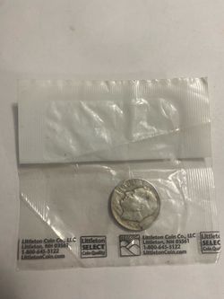 pido 25 precio firme Moneda conmemorativa estadounidense de diez centavos Roosevelt de 1977 sin marca de ceca de plata, pido 25 precio firme
