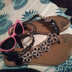 Boots, Sandals Free Pink Glasses