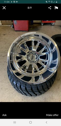 22x14 moto METAL forged wheels 6x139.7 chevy gm fitment