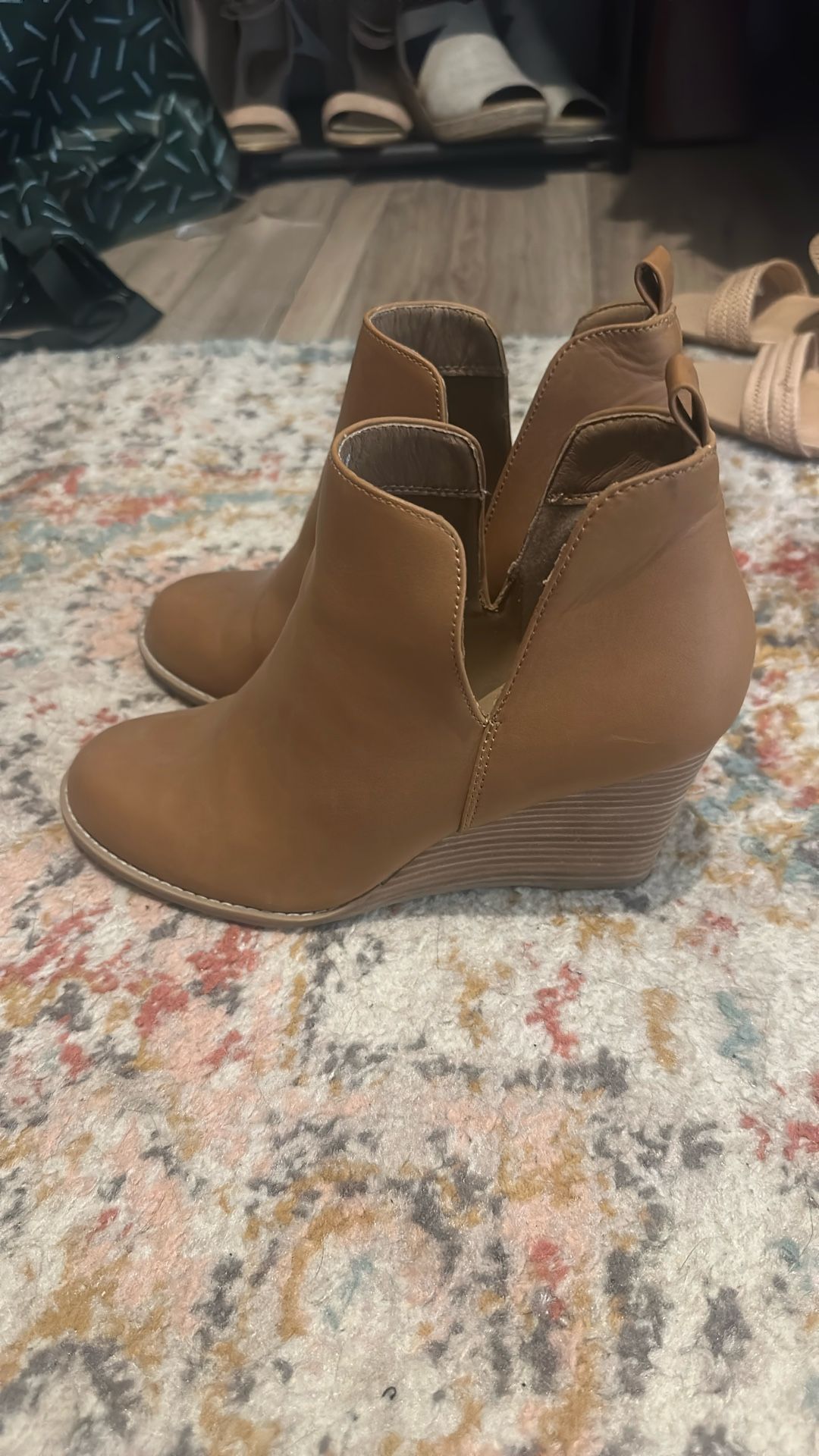 Report Bootie Wedge Worn Once 9 Women’s
