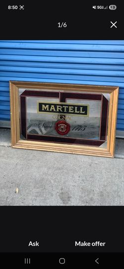 Martell mirror sign
