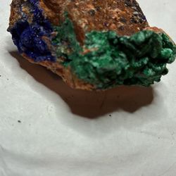 Azurite With Malachite 2 Specimen