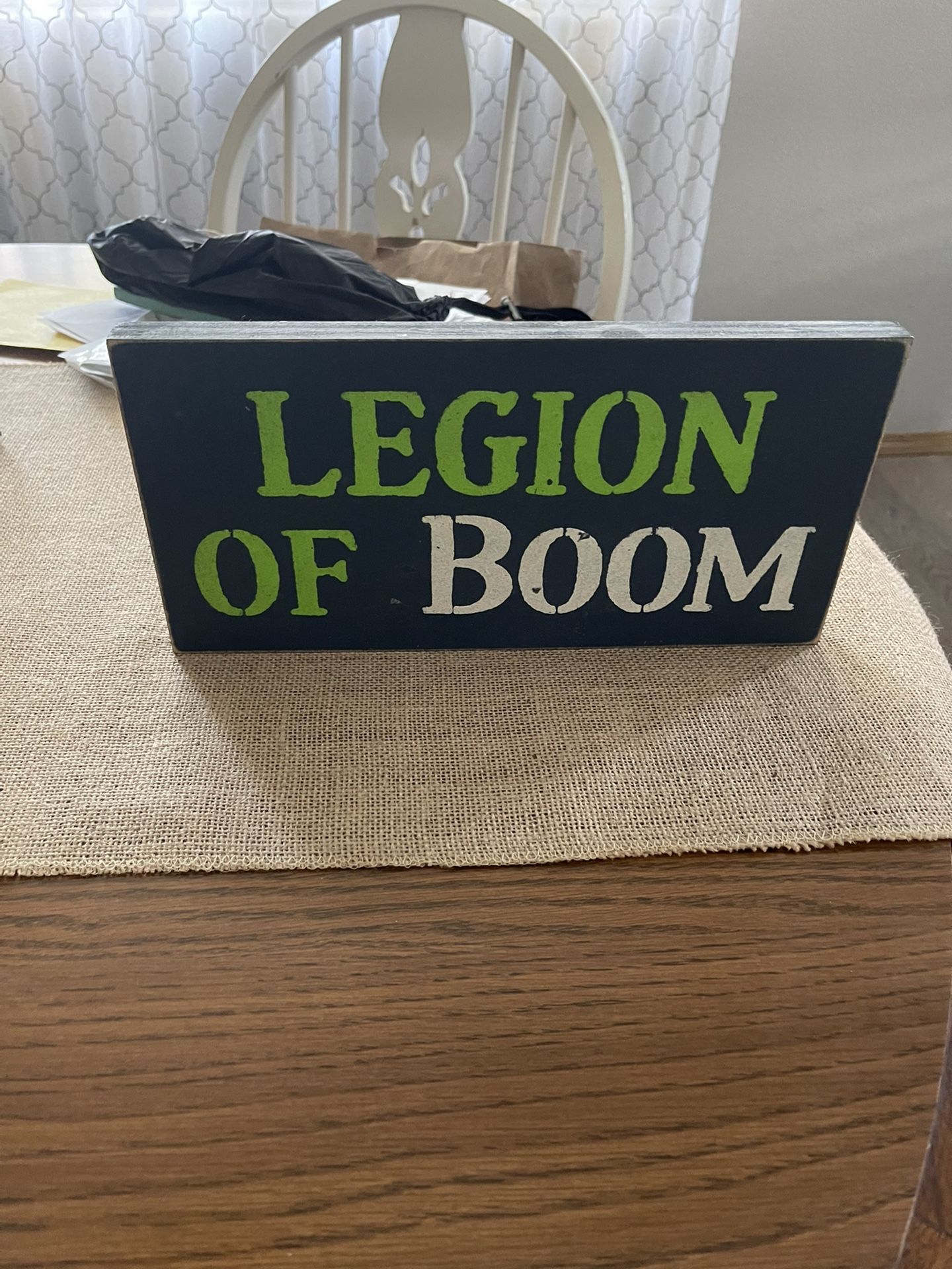 Seahawks Wood Sign