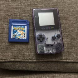 Gamebo Color Atomic Purple And Pokémon Blue Version Game