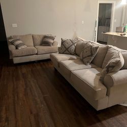 Couch and Love Seat For $400
